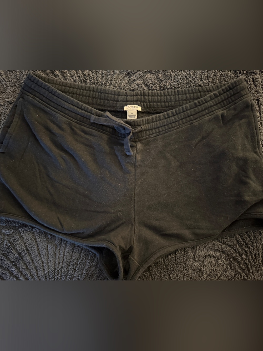 J. Crew Black Drawstring Casual Lounge Shorts